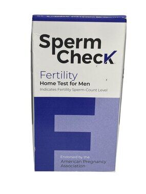 Sperm Check Fertility Home Test For Men FDA-Cleared Fast Results Exp 3/2028